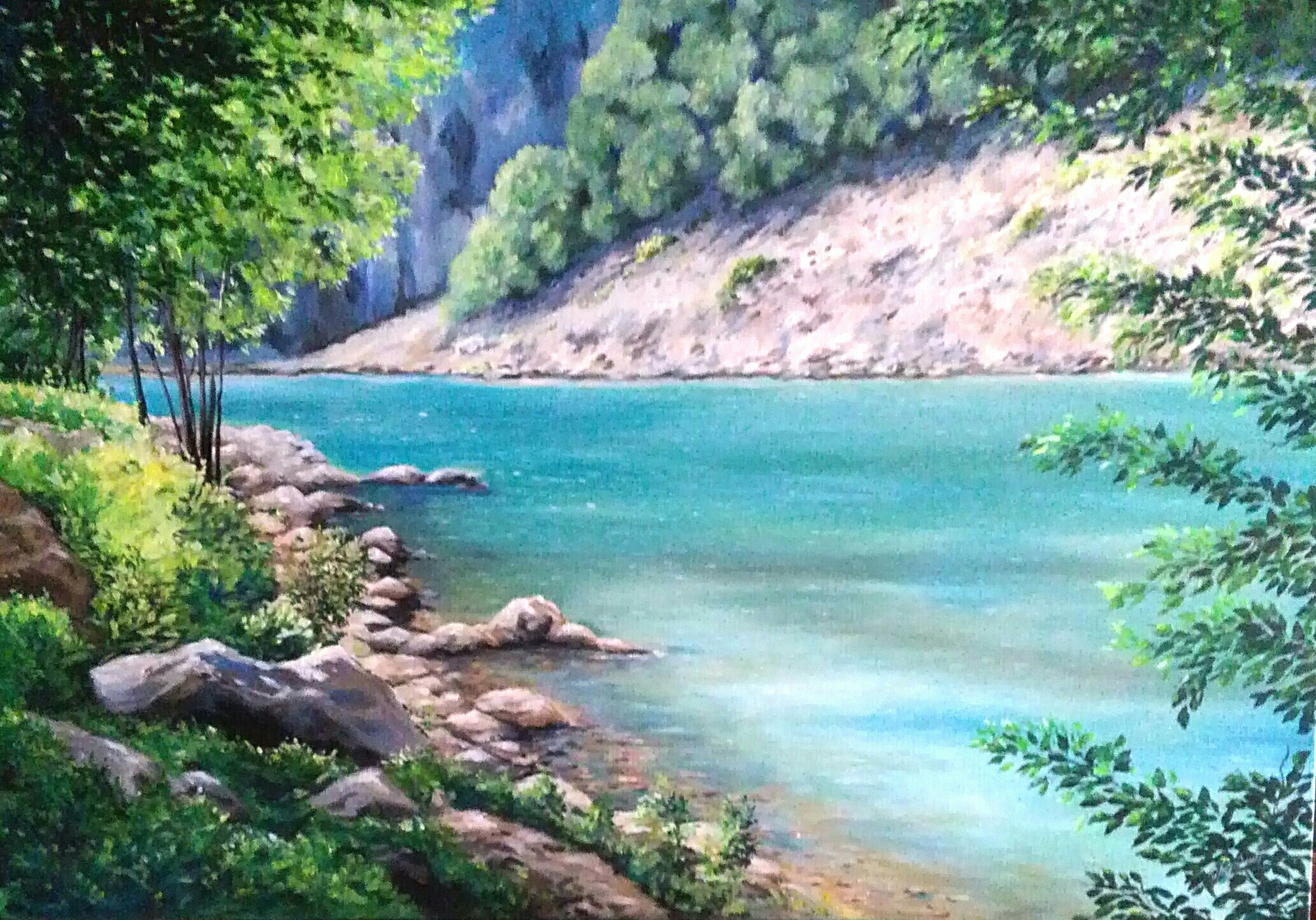 Lago Santo modenese,tela 100×70