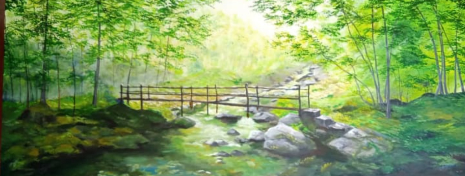 Ruscello nel bosco